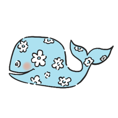 Lahaina  flower whale