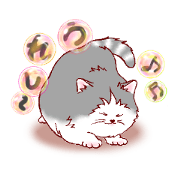cat and soap bubble
