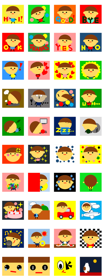Colorful and simple shape,Simpley.