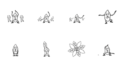 Unruly Rice Makes a Slimy Sticker!