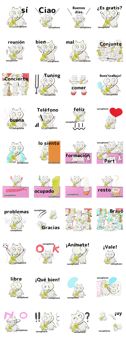 orchestra saxophone everyone Spain ver