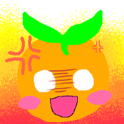 Kankan orange sticker