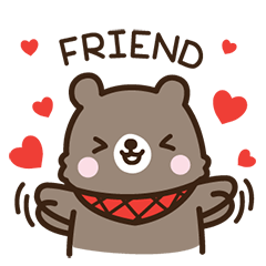 This bear is FRIEND.