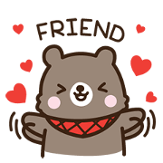 This bear is FRIEND.