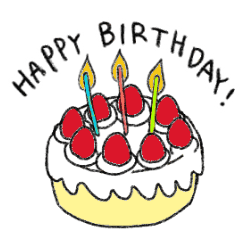 動く お誕生日用バースデーケーキ2 Line スタンプ Line Store 動く お誕生日用バースデーケーキ2 Line スタンプ Line Store
