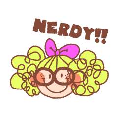 Nerdy's Cute Slang Stickers
