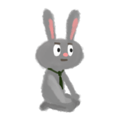 Workaholic rabbit