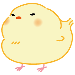 Cute bird-chick