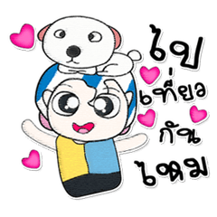 Mr. Saki and Dog..^^!!
