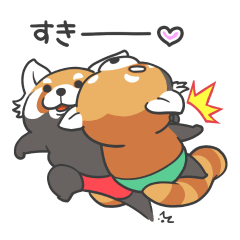 Fighting Red Panda