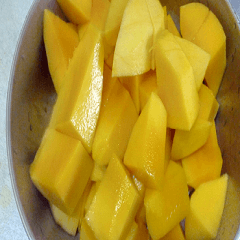 Mango Fruit Plate