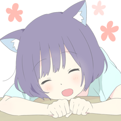 CatGirl Sticker EN