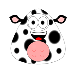 The White Cow Emoticon