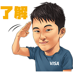 Team Visa アスリートスタンプ