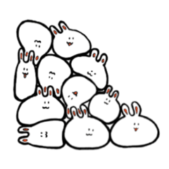 mochi rabbit sticker