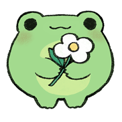 ROUND FROG FRIENDS – LINE stickers | LINE STORE