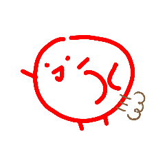 可可愛愛的小紅人