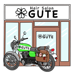 Hair Salon GUTE Original Sticker