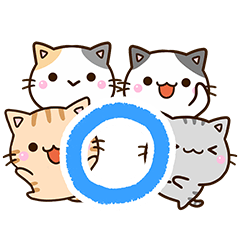 Four Chibi neko13