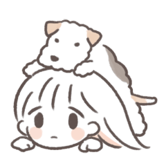 A Girl and Her Wire fox terrier