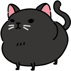 棉花糖樂園-黑炭貓