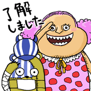 ONE PIECE Thumbs up and peace sign