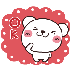 動畫貼圖♪超好用☆白熊熊