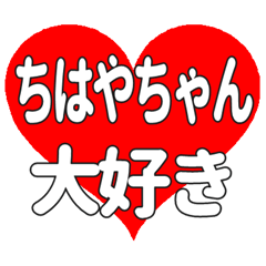 ちはやちゃんに送る大きいハートの想い