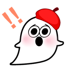 ghost sticker :)