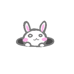 Hand-written rabbit