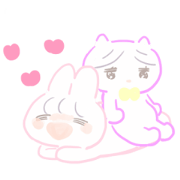 Kawaii animalsister sticker01