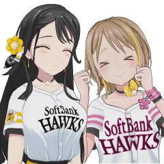 Hawks official Virtual YouTuber Sticker