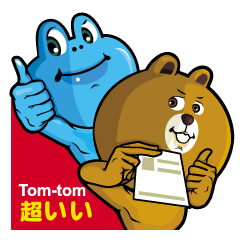 Tom-tom of big bear & candy /Japanese