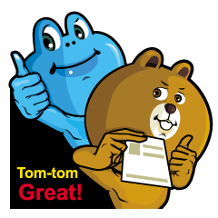 Tom-tom big bear & candy /English