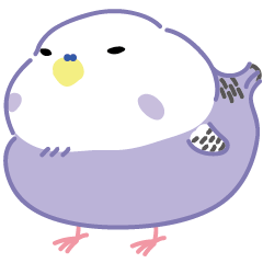 Cute bird-Violet