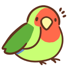 コザクラインコ イラスト コザクラインコ イラスト 簡単