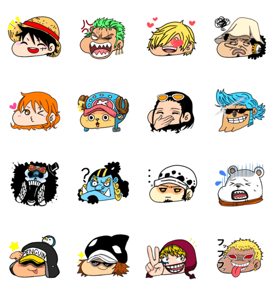 ゆるワンピスタンプ One Piece Lineクリエイターズスタンプ Stamplist ゆるワンピスタンプ One Piece Lineクリエイターズスタンプ Stamplist