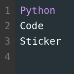 Python Code Animation Sticker – LINE stickers | LINE STORE