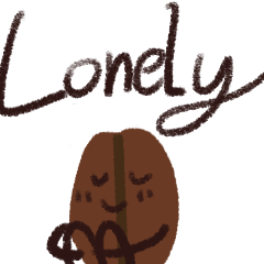 Lonely Coffee bean