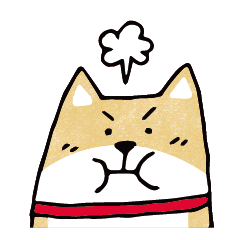 かわいい　ゆる柴犬