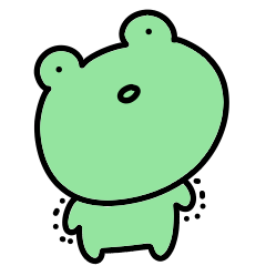 Surreal mini frog's intense love