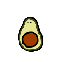 Avocado 酪梨（無字）下面白白的不要介意