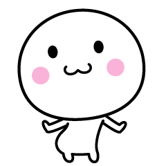 Animation of white thing (happy)
