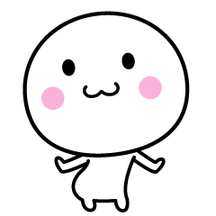 Animation of white thing (happy)