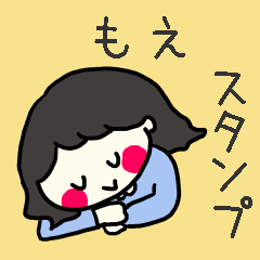 Moe-san Sticker