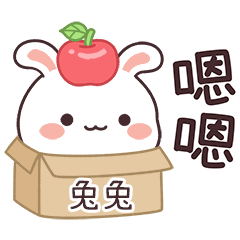 嬌嬌兔姓名貼_兔兔專用