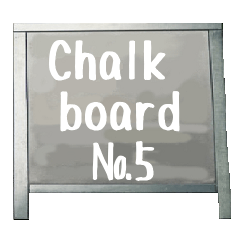 Chalk board 5 (English)