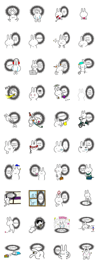 vivi's funny bunny Japanese comic style vivi's funny bunny Japanese comic style