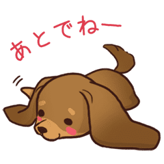 Lovely Dachshund Sticker Line Stickers Line Store Lovely Dachshund Sticker Line Stickers Line Store