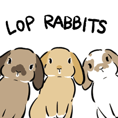 Schinako's Happy Lop Bunnies English